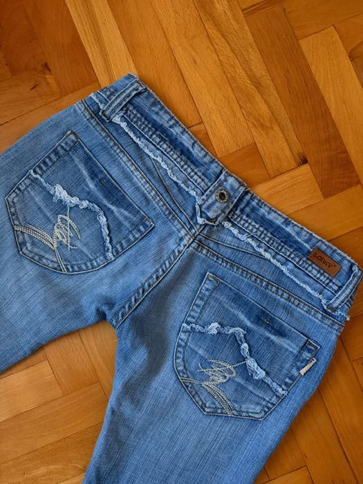 Śliczne modne jeansy, firmy Lonky