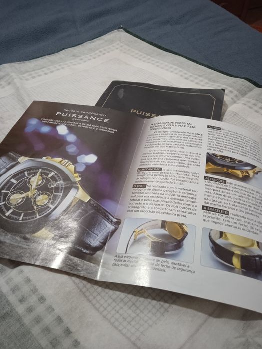 Vendo relogio como novo puissance ceramic suico