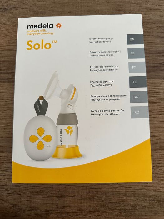 Bomba tira leite elétrica medela solo