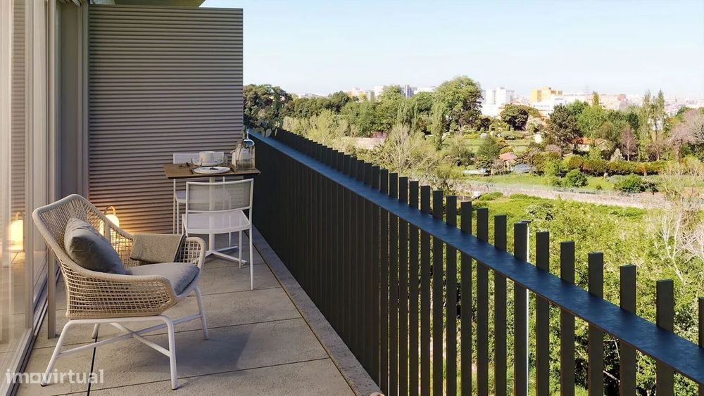 Apartamento T3 Novo c/Varanda (23.30m2) em Canidelo