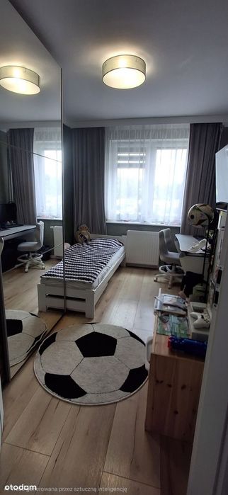Mieszkanie 2-pokojowe z balkonem na parterze i miejscem parkingowym.