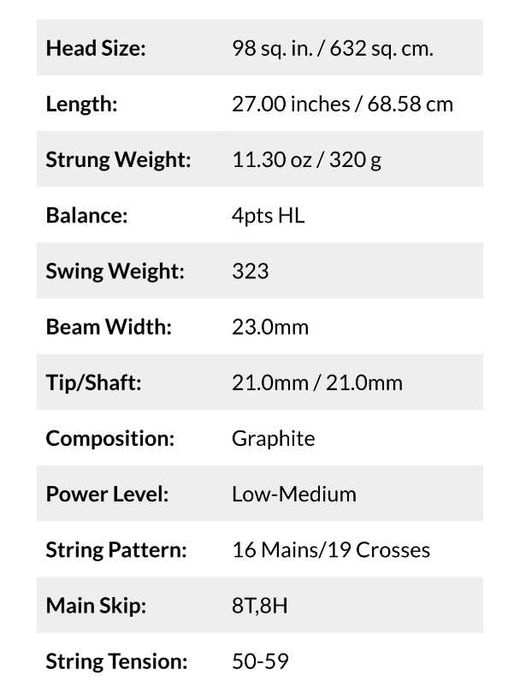 Babolat Pure strike - Projectone7 (17x19)