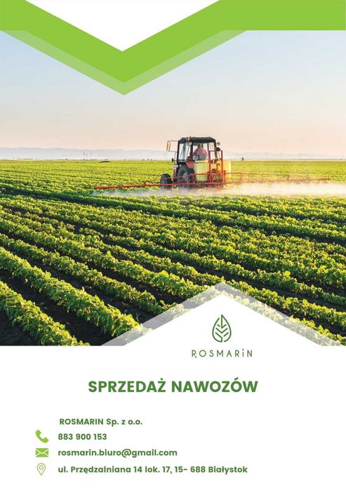 Saletra, saletrzak, nawozy płynne RSM konkurencyjne ceny