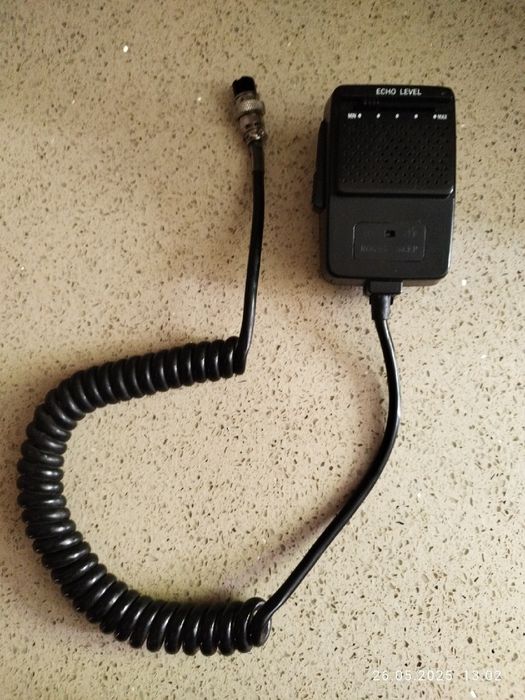 Mikrofon do radia cb z wzmocnieniem,echem i Roger beep