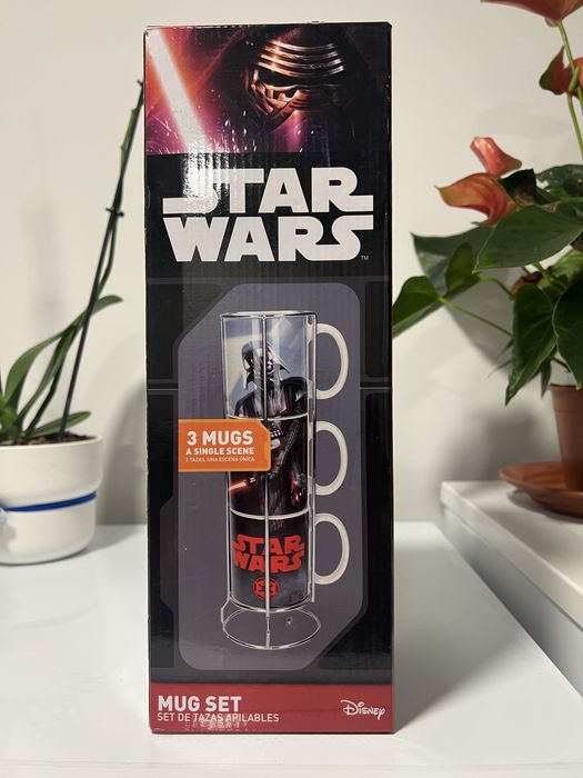 Conjunto de 3 canecas da Star Wars novas