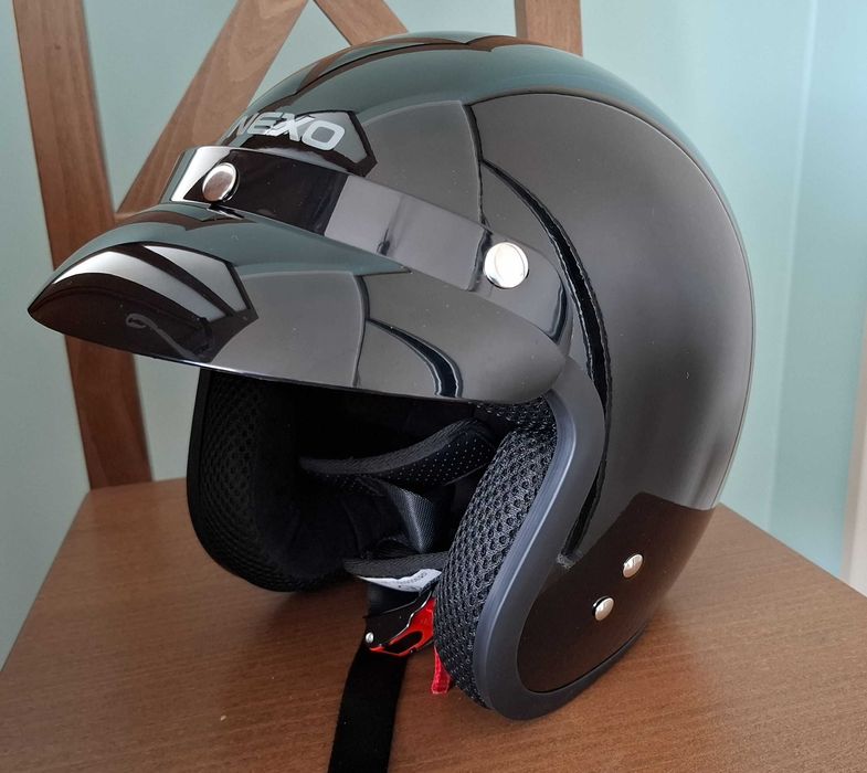 Kask motocyklowy, otwarty z daszkiem NEXO Basic II rozm. S 55-56cm
