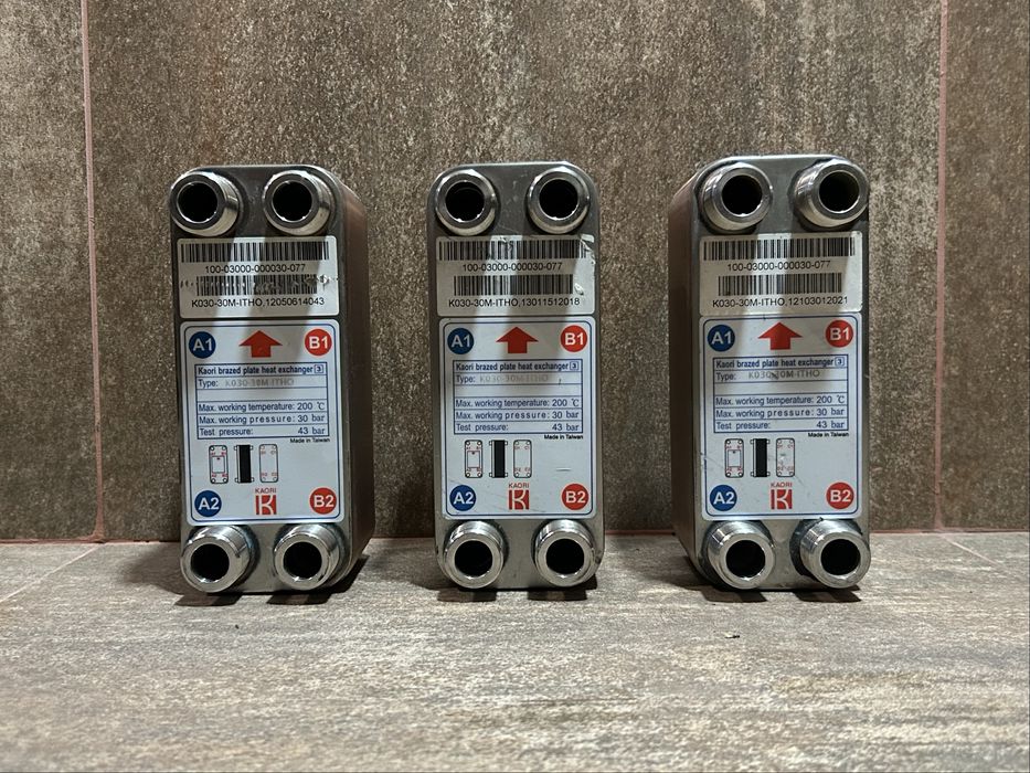 Теплообмінник 31 бар пластинчастий Kaori, фреон / вода