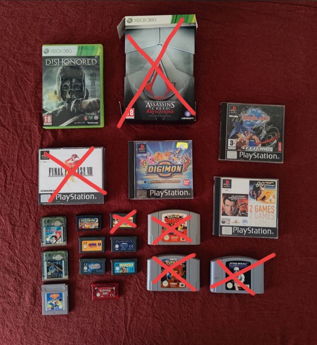 Jogos Consolas Retro - N64, Game Boy, PS1, Xbox360 |Ler Descrição|