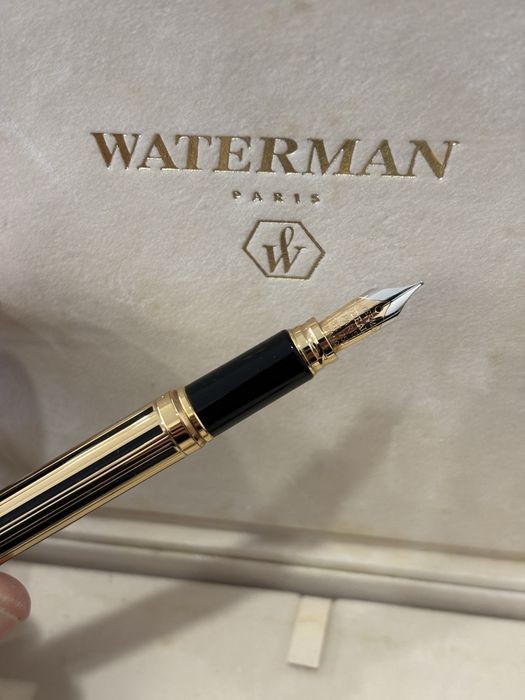 Caneta Waterman Night and Day 18k 750 gold