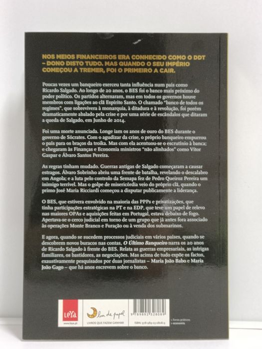 Livro - O Último Banqueiro