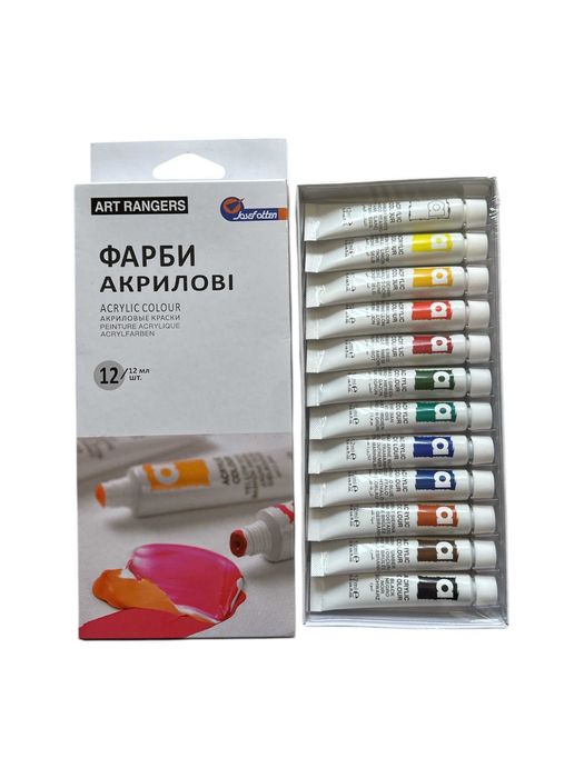 Набір акрилових фарб Josef Otten 12 кольорів 12мл
