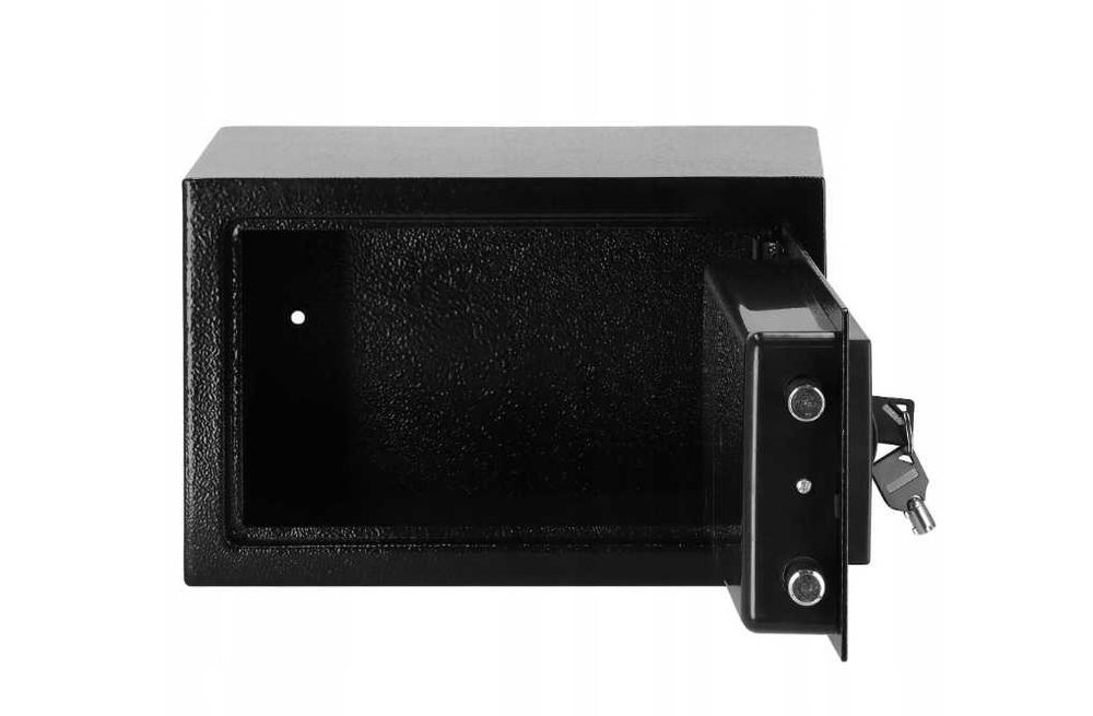 Domowy Sejf Kasetka na Zamek Elektroniczny Szyfr Klucz  Pancerna XL