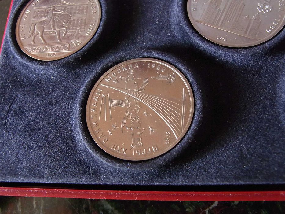 ZSRR 1 rubel Olimpiada Moskwa 1980.Komplet 6szt.TOP!