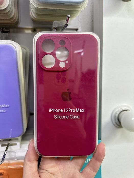 Силіконовий чохол на айфон 15 про макс, чехол чохол iPhone 15 pro max