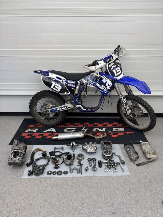 Dawca Części YAMAHA WR 426 / 400 YZF Wał Wydech Gaźnik Skrzynia Karter Głowica Dekiel Koło Lagi Amortyzator Zacisk Wydech Kolanko Modul Cdi Cewka