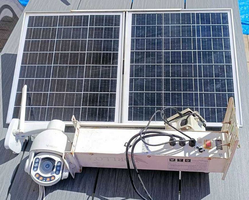 Kamera Solarna Zewnętrzna Bezprzewodowa  Obrotowa SIM ORLLO Z7 PRO na kartę