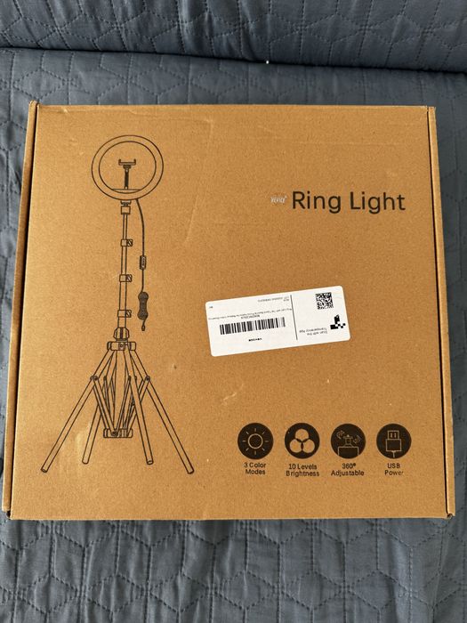 Кільцева лампа для фото, відео зйомки