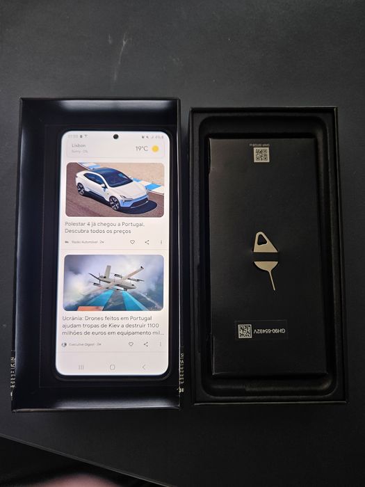 Samsung S21 5G 256GB com capa e caixa original