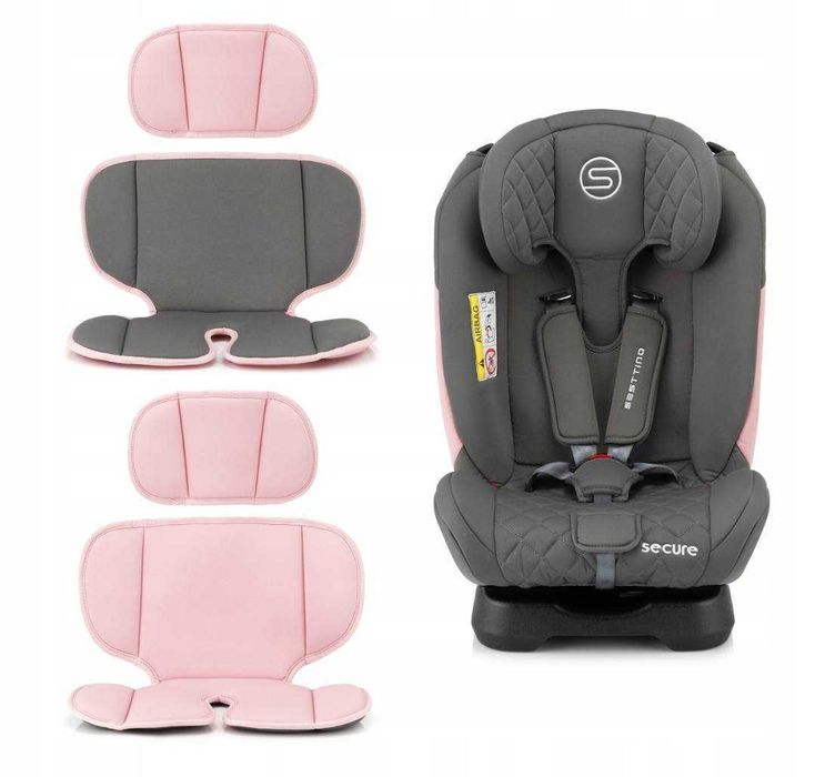 Fotelik Samochodowy Sesttino Secure PRO 0-36kg. 40-150cm.