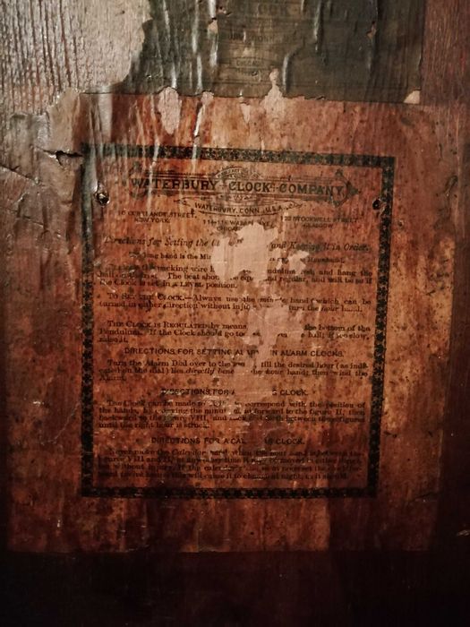 Relógio de capela, estilo gótico - sec XIX