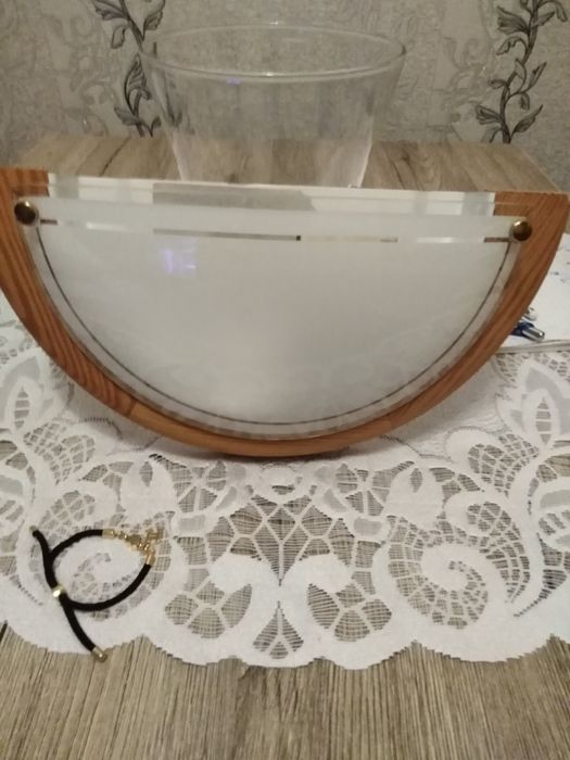 Plafon/kinkiet polokragly