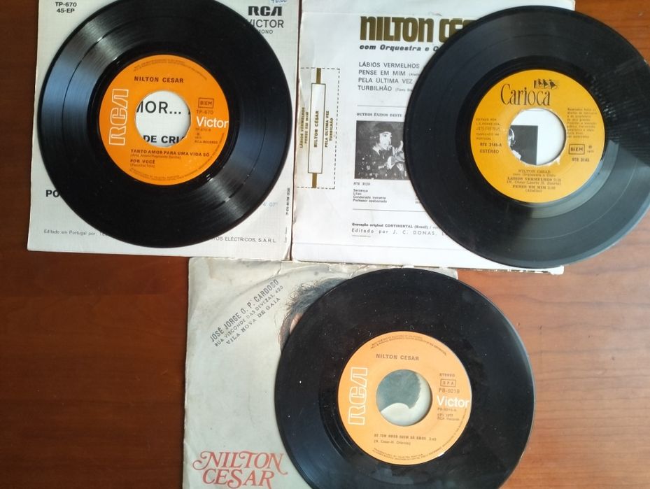Antigos singles Nilton Cesar
