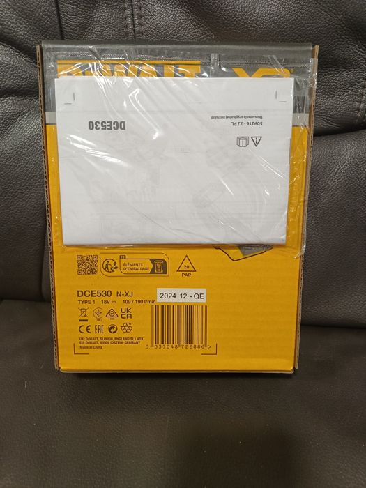 Акумуляторний пістолет гарячого повітря - фен DeWALT DCE530N, без акб