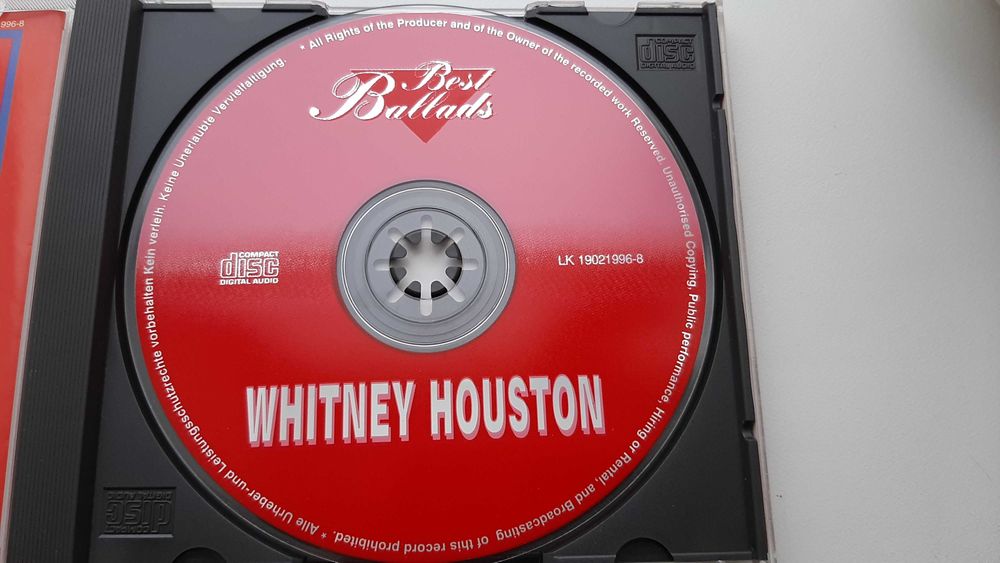 Компакт диск Whitney Houston - Best Ballads cd disc