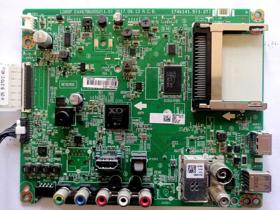 TV LG 32LK510BPLD peças