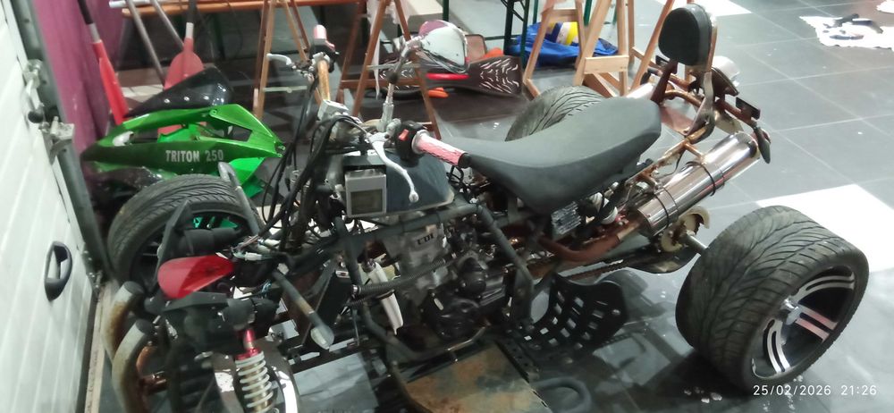 Moto4 Jinling 250ccm, 2 lugares livrete, projeto recuperação