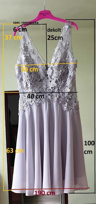 Lekka szara sukienka Pretty Women