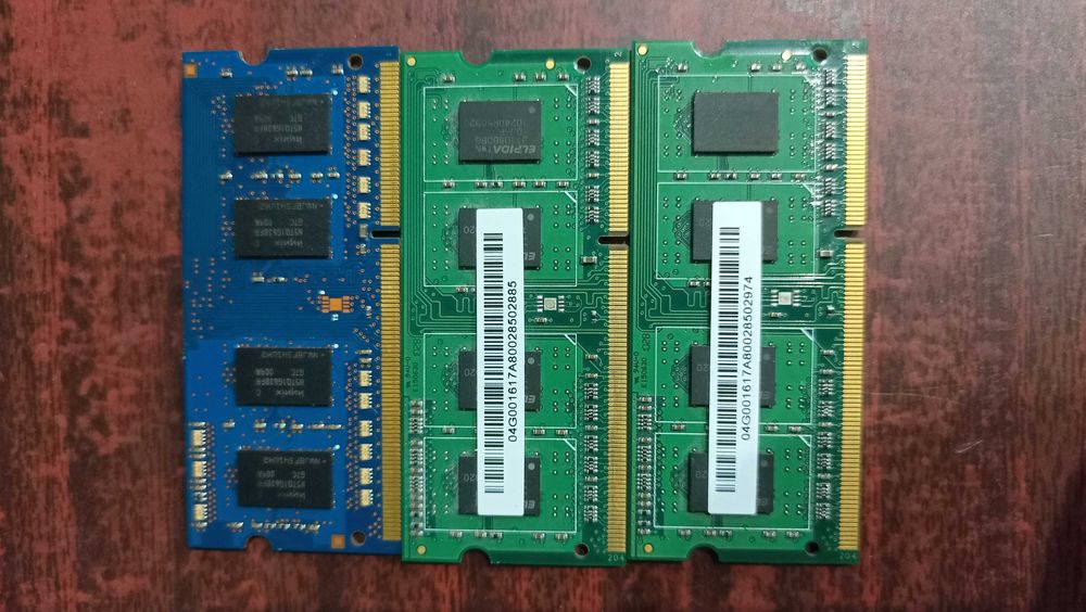 ОЗУ 1GB DDR3 - 1333 МHz, 2GB DDR3 - 1333 МHz