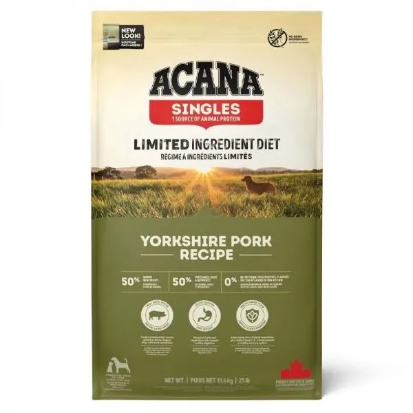 Acana Singles Yorkshire Pork 11,4kg karma monobiałkowa wieprzowina