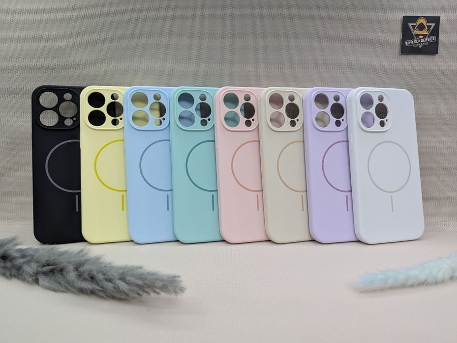 ТОП Iphone 15 Pro Max MagSafe Противоударный чехол Софт Тач микрофибра