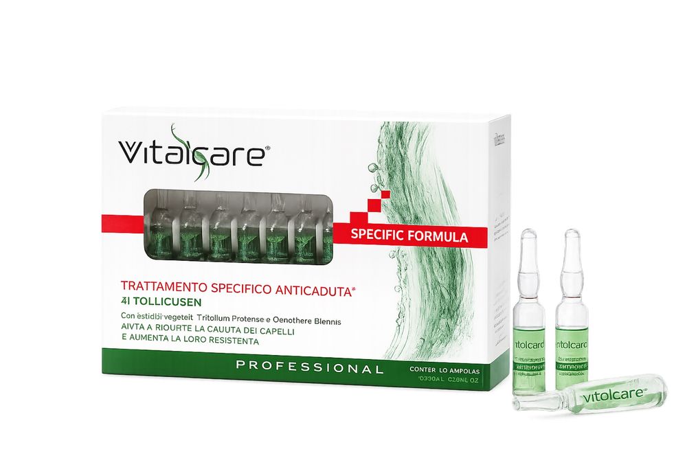 Ampolas Vitalcare Antiqueda – Tratamento Capilar Profissional (10 x 10 ml)