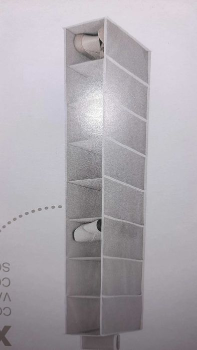 Organizer materiałowy regał półka do szafy wisząca 8 półek ubrania