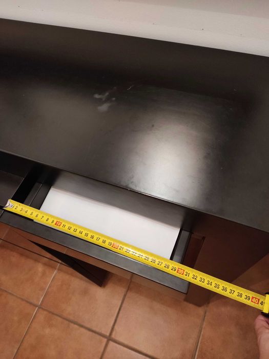 Móvel entrada Sapateira e espelho preto