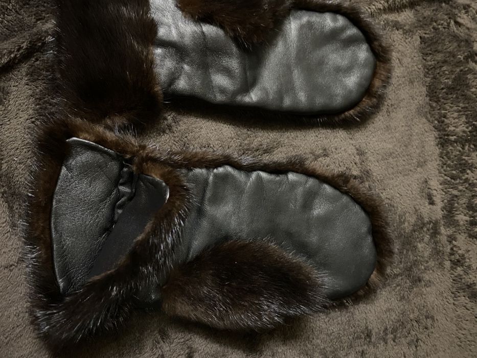 Норковые варежки Екатерина