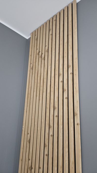 Panele ścienne 3D Lamele na filcu Natural Dąb 270x28,5 - 7 lameli