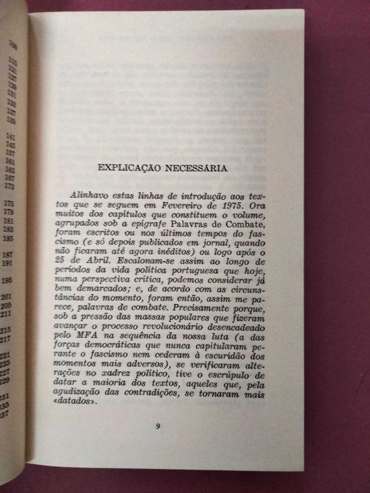 Palavras de Combate - Urbano Tavares Rodrigues