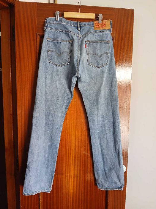 jeans Levis 501 W30 L32 calças de ganga homem