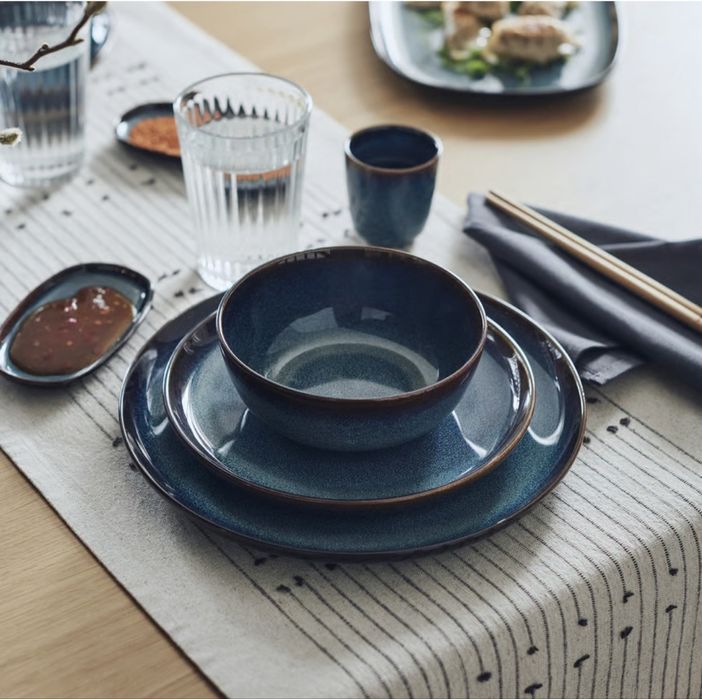 Talerze ikea GLADELIG cena za zestaw