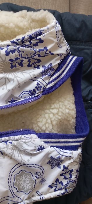 Теплющий зимовий костюм-трійка на дівчинку