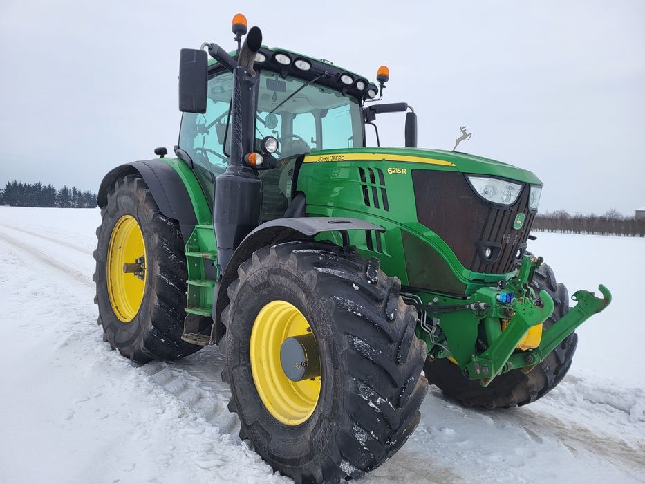 Ciągnik Johne Deere 6215R Pneumatyka,WOM. GPS. 6195r fendt claas 6190