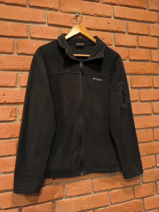 Bluza Polarowa Rozpinana Columbia Damska Małe Logo Czarna Górska