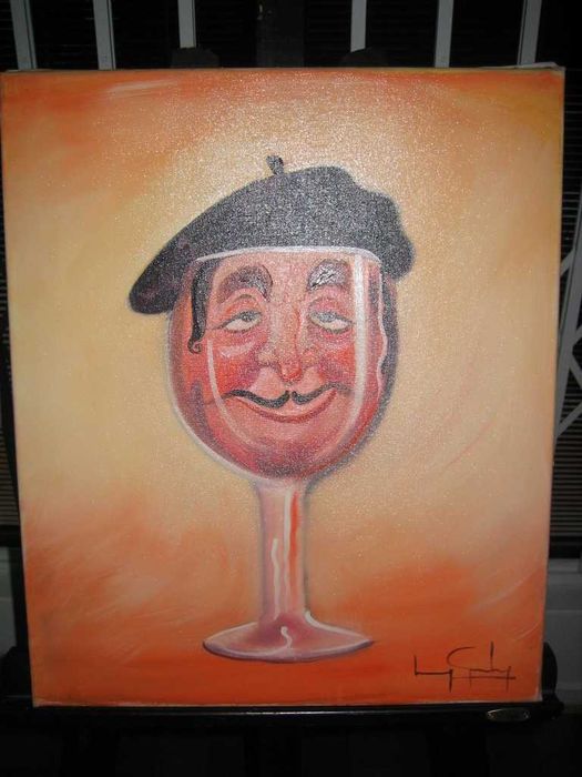 Pinturas a óleo «Bebidas Típicas», de Xavier Lemos Godoy