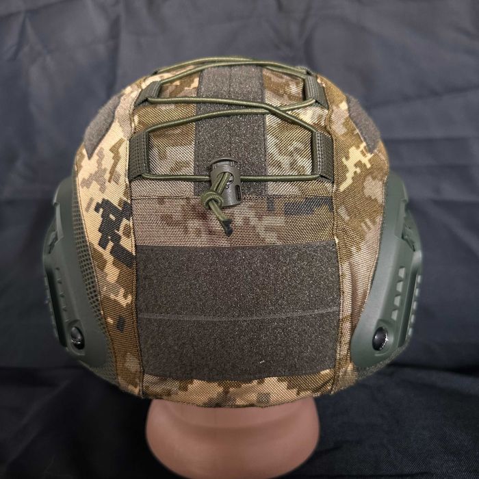 Кавер на шолом МИЧ MICH FAST, чохол на каску МІЧ MICH, пиксель піксель