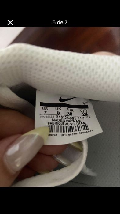 Sapatilhas nike tamanho 38
