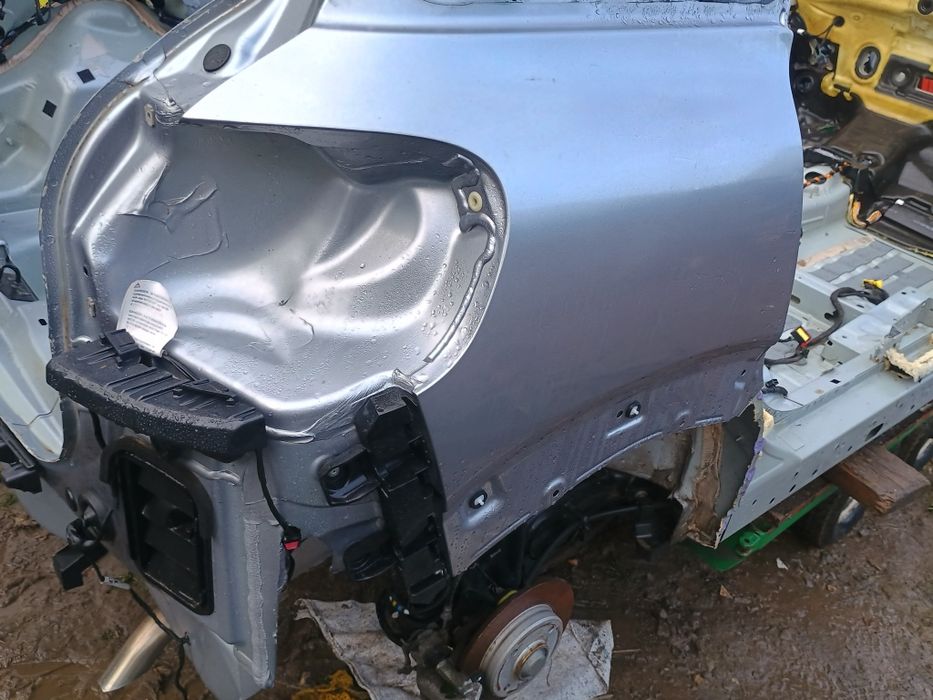 Citroen C3 Aircross, ćwiartka wanna próg instalacja zawieszenie tył