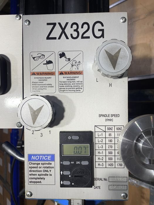 Фрезерный сверлильный ARDOTECH ZX32G